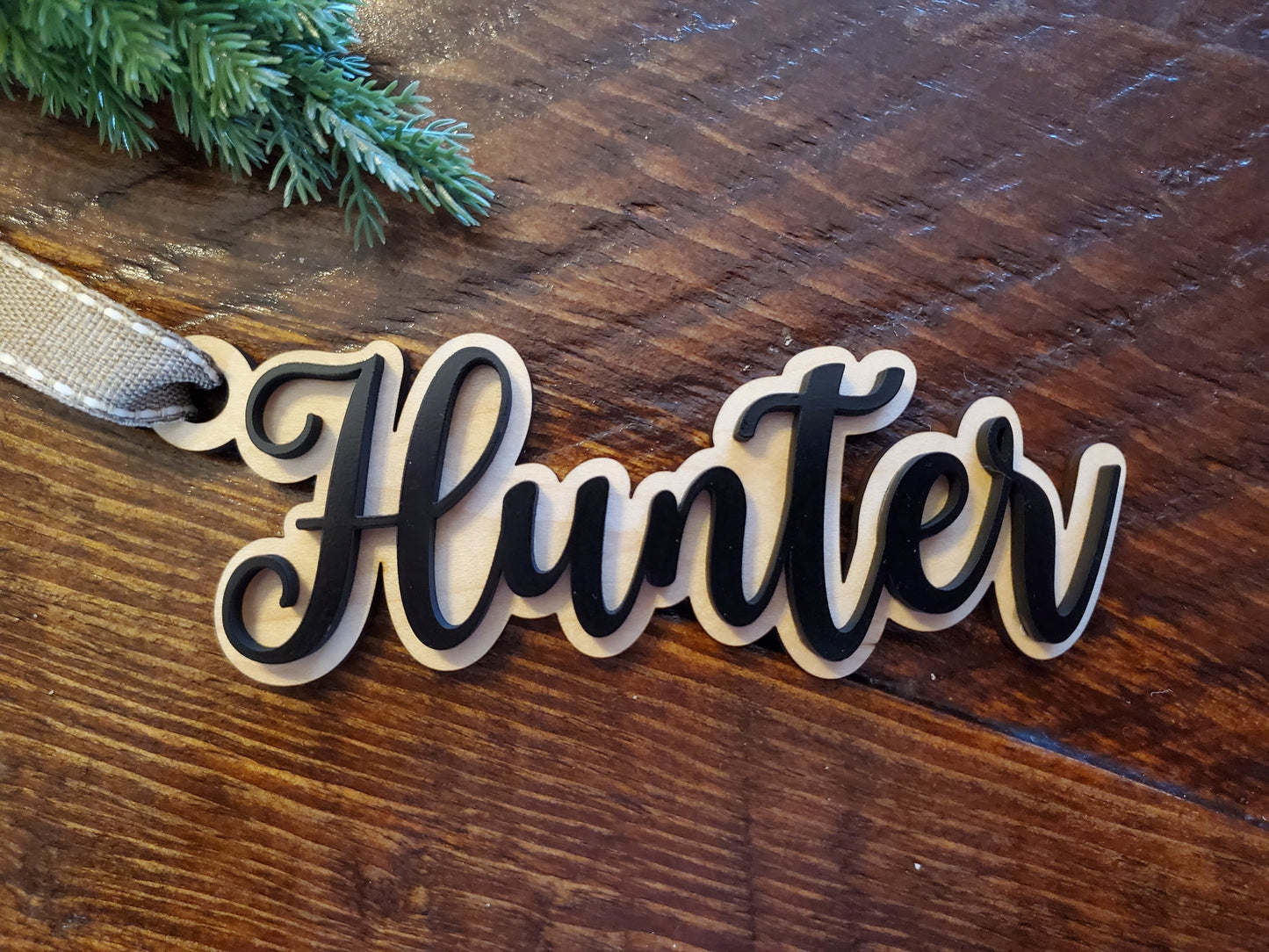 Stocking tag name only