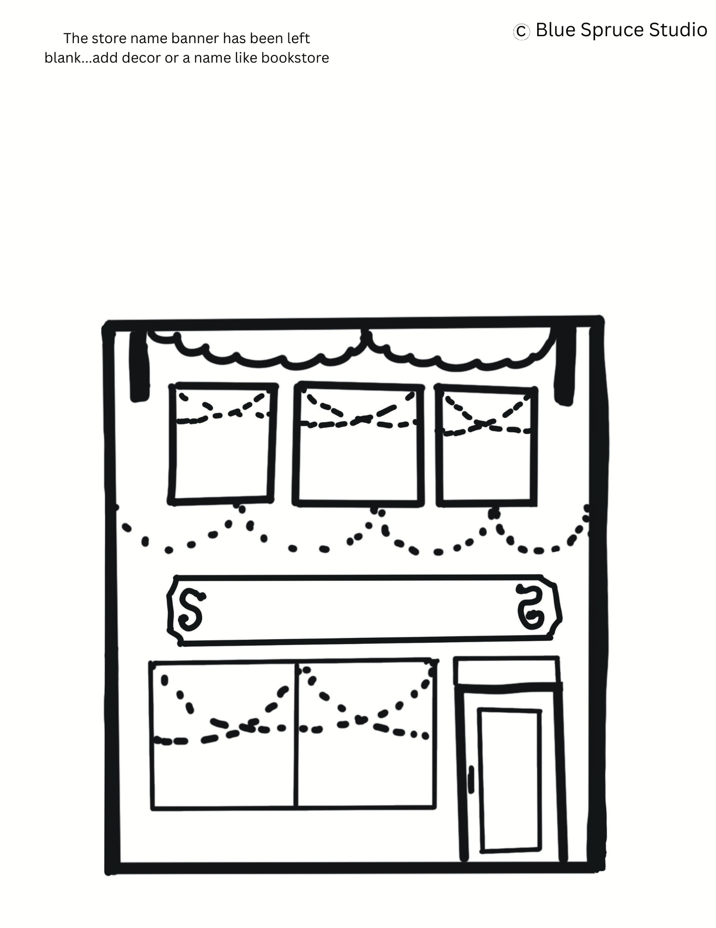 Free Gingerbread House Window Traceable's