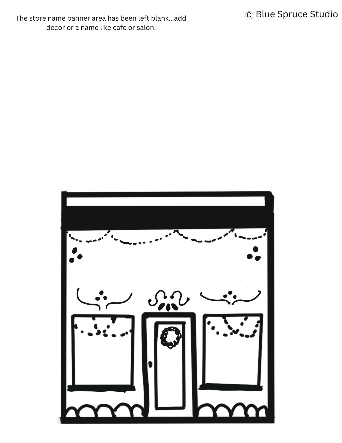 Free Gingerbread House Window Traceable's