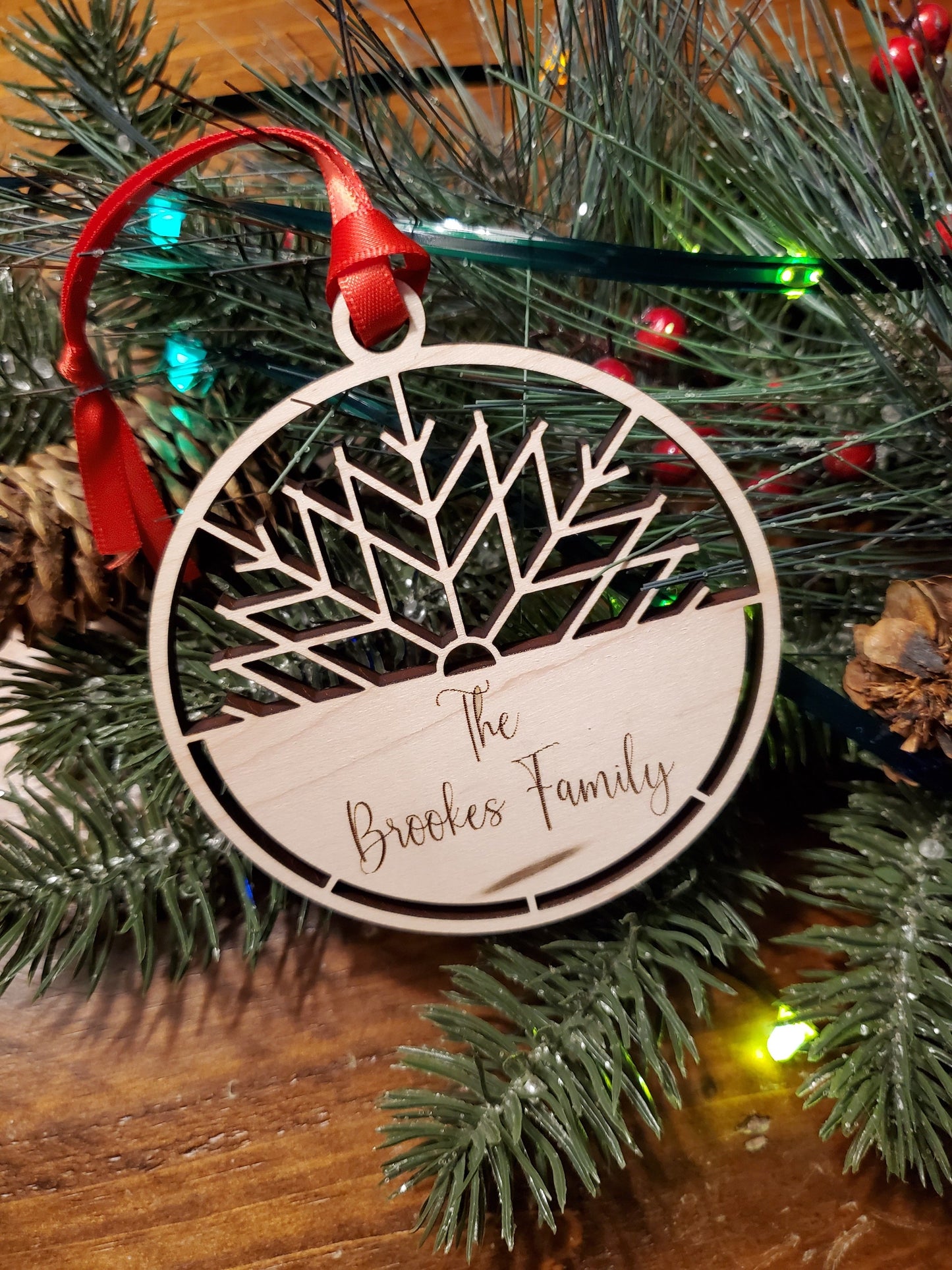 Snowflake Personalized Ornament