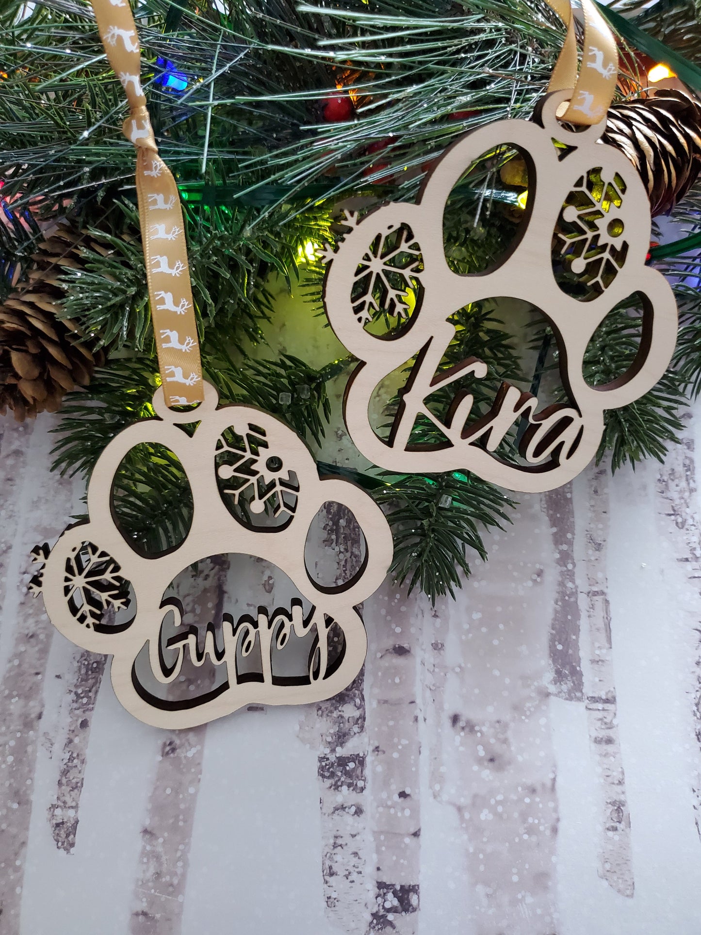 Dog Paw Ornament
