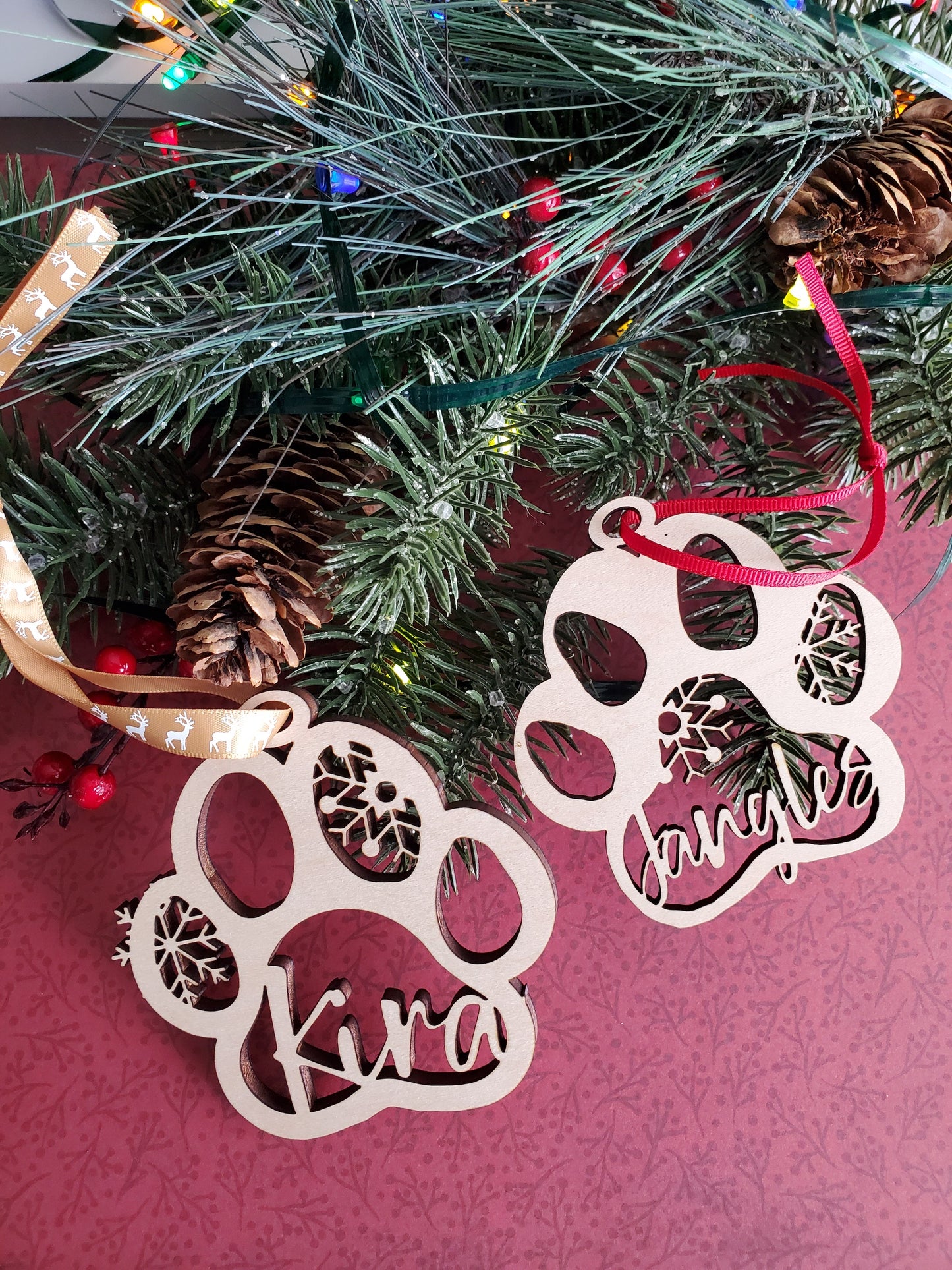 Dog Paw Ornament