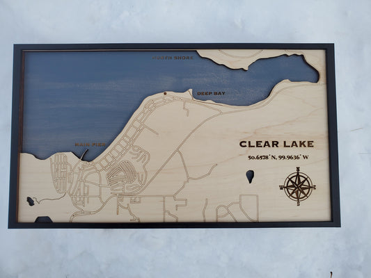Clear Lake, Manitoba map