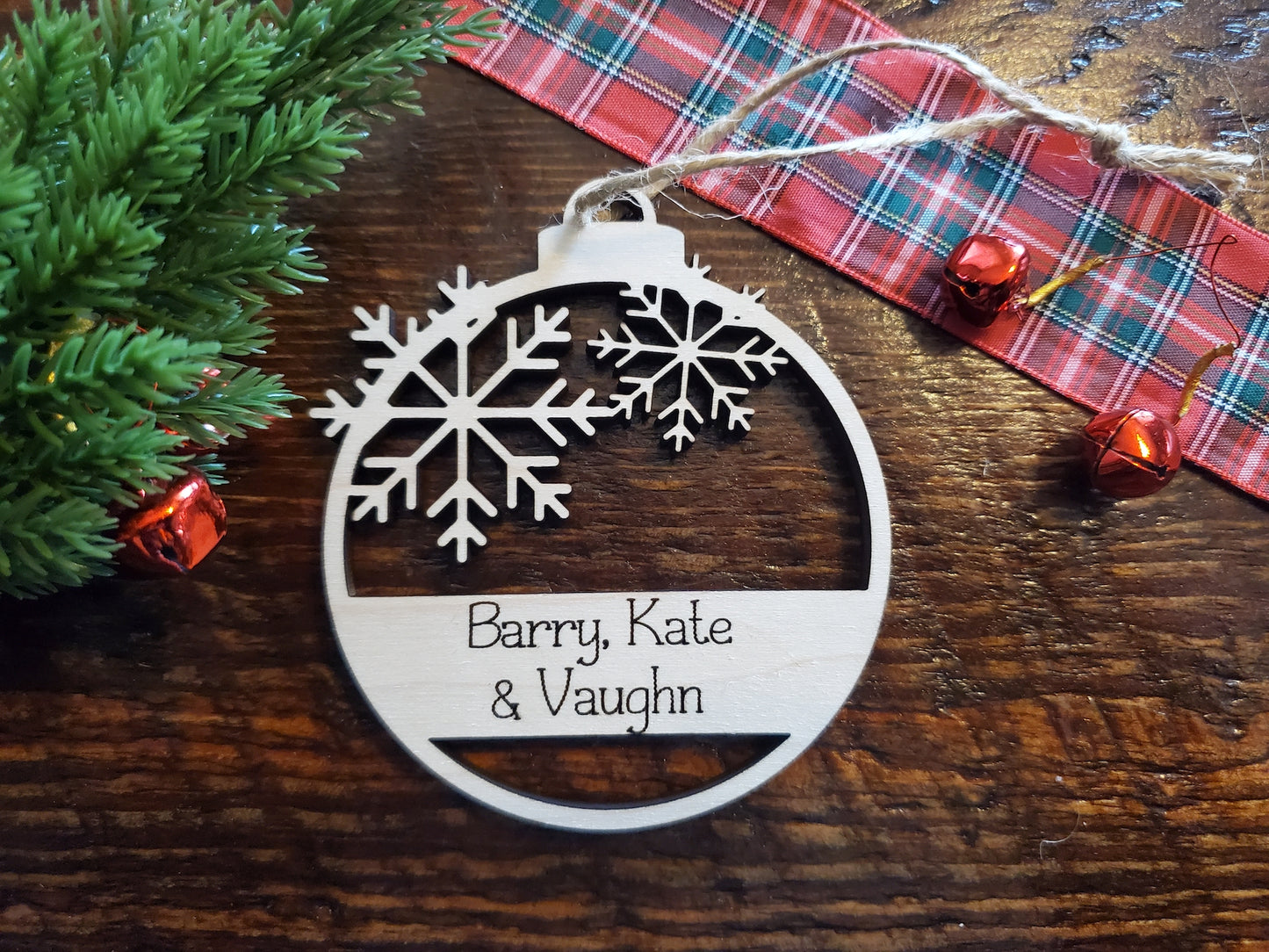 Snowflake Personalized Ornament