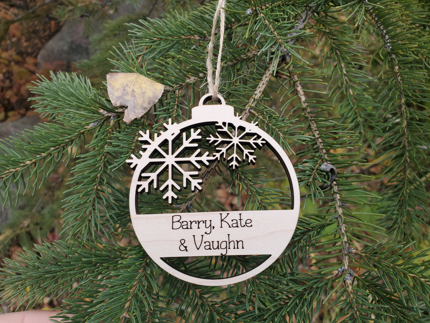 Snowflake Personalized Ornament