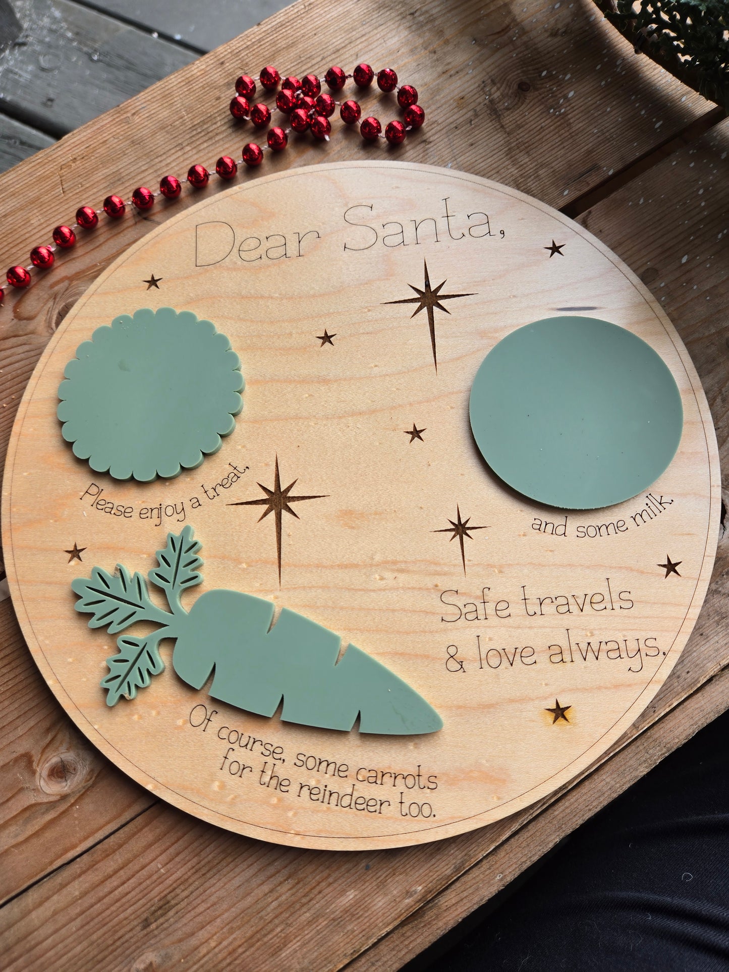 Santa Board for Christmas Eve