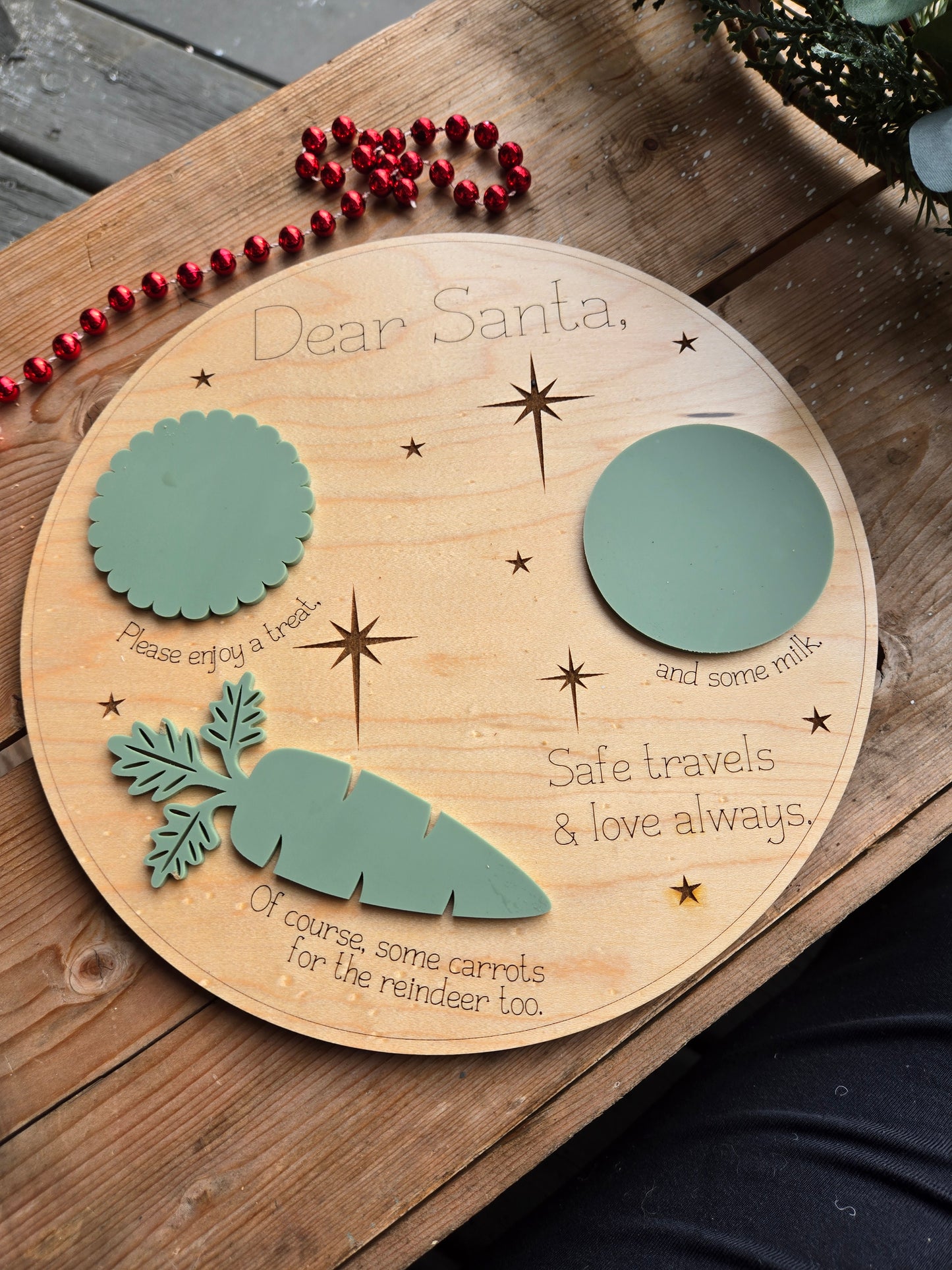 Santa Board for Christmas Eve