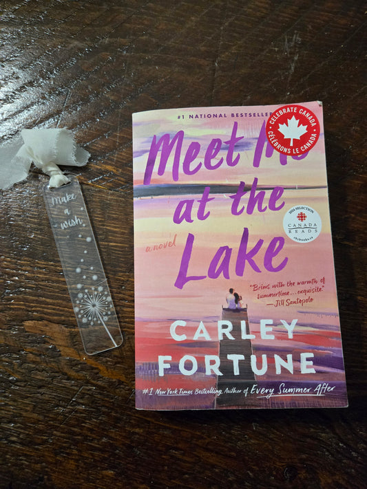 Engraved Acrylic Bookmark – Cozy Snowflake or Dandelion Design