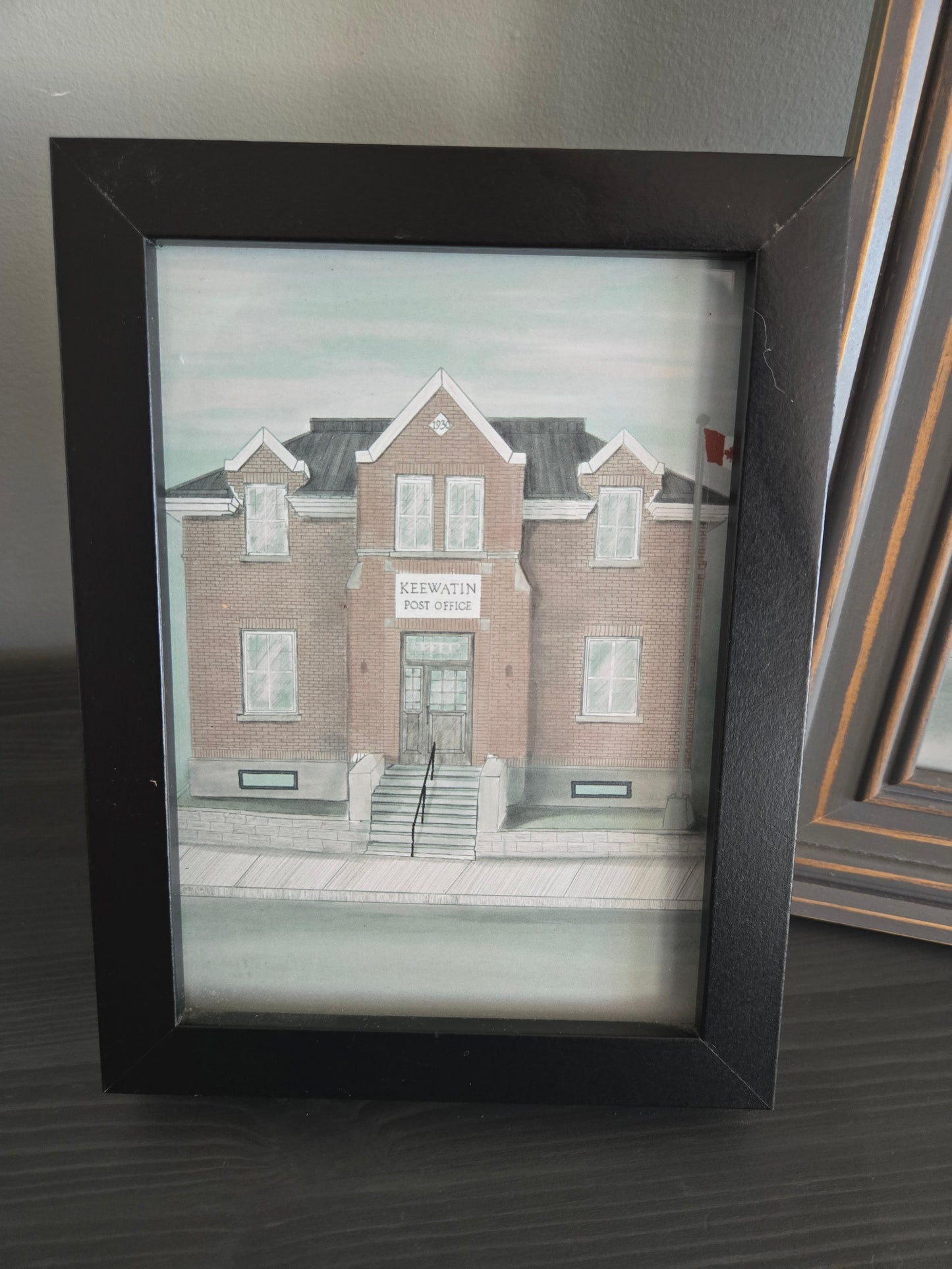 Keewatin Post Office Art Print – Original Post Office building Watercolour