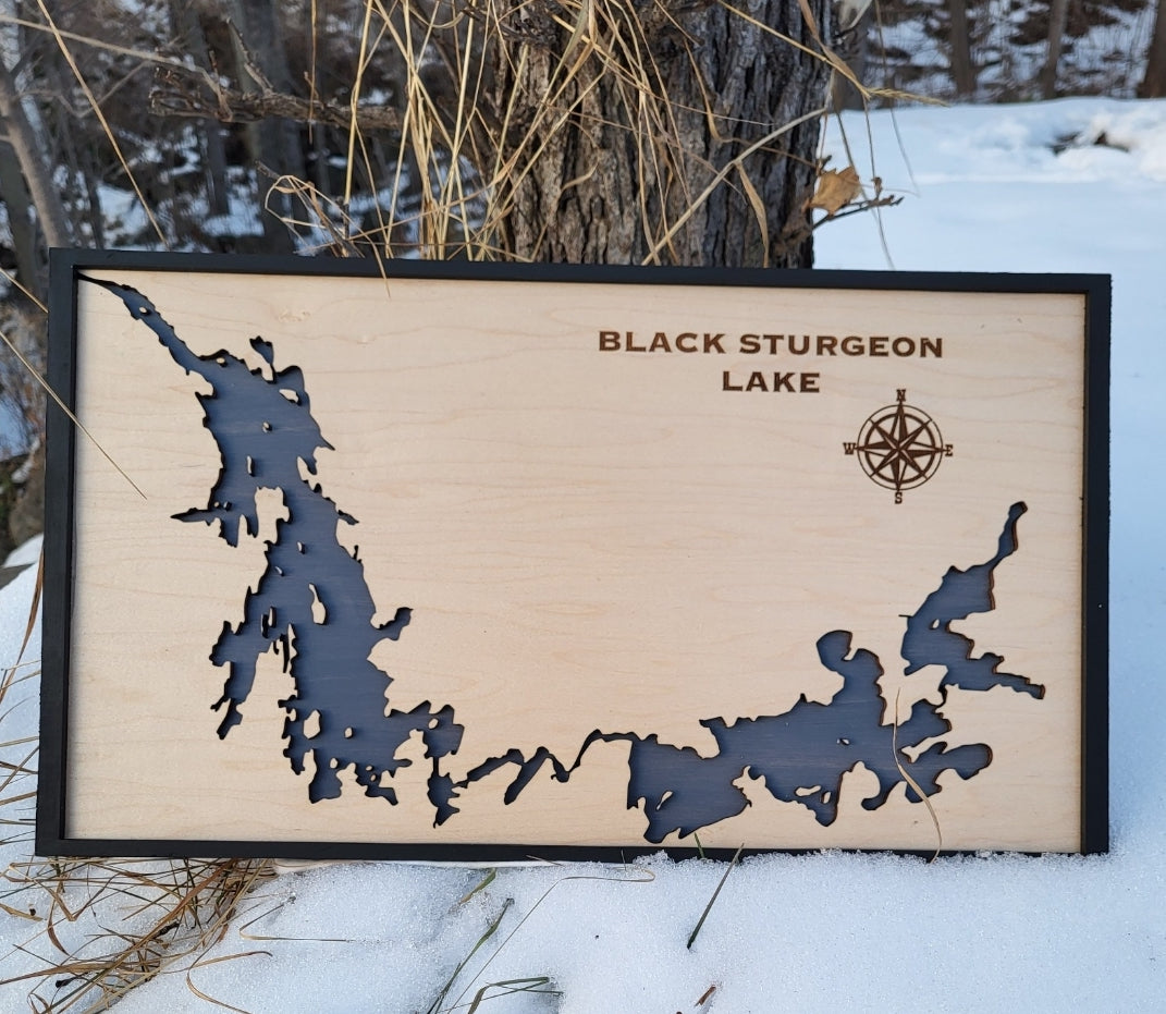Black Sturgeon Lake map