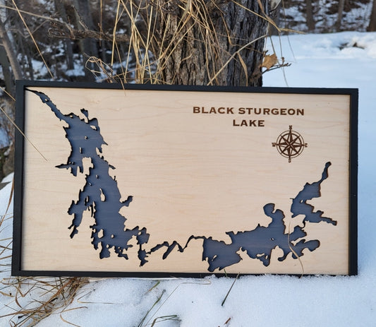 Black Sturgeon Lake map