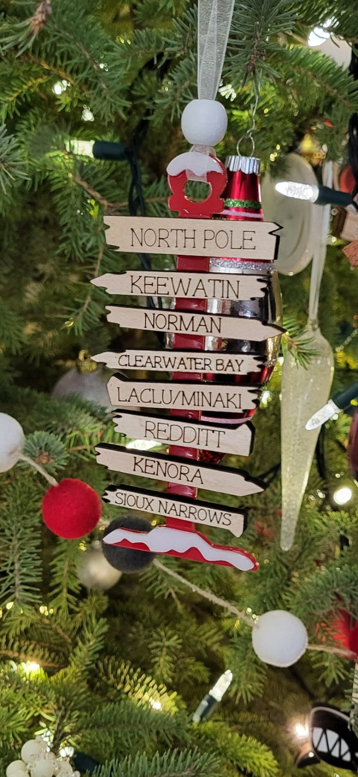 North Pole Ornament