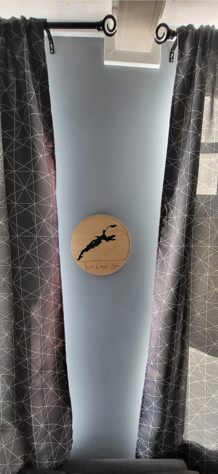 10" Diameter Lake Map ( Custom available)